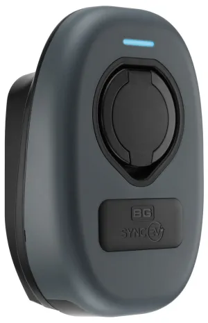 BG SyncEV EVWC2S7GGR EV Wall Charger 7.4kW Single Phase Type 2 Socketed Wi-Fi   4G*  RFID (incl. CT clamp)