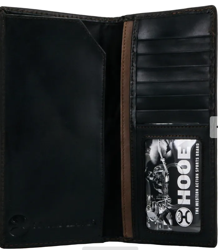 BGHW001--BR Rodeo Wallet - Hooey- "Hooey Classic" Doubled Stitched Edge