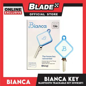 Bianca Bluetooth House Key B0001-W-B-KW Compatible with Kwikset KW1, 66