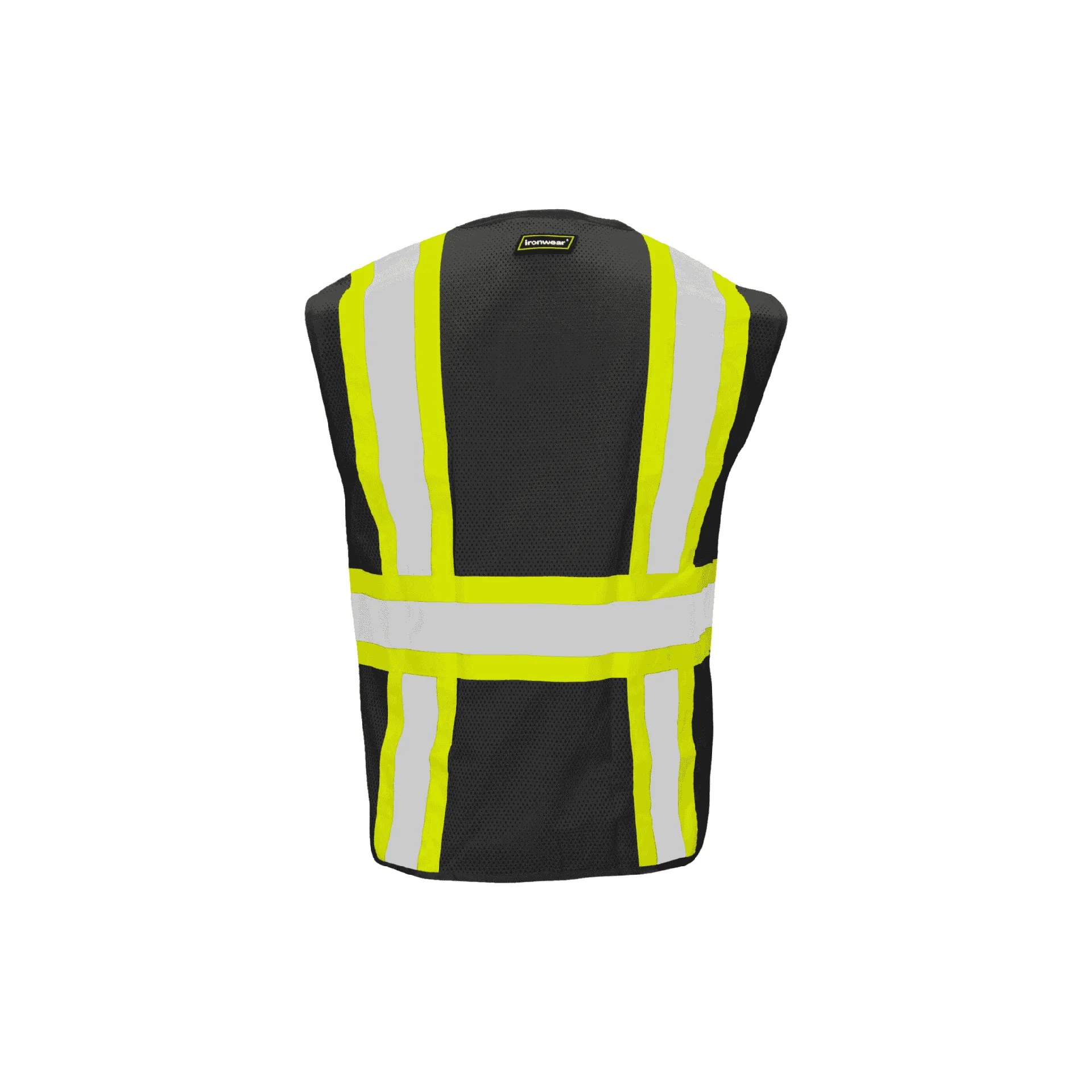Black Mesh Safety Vest (6 Pockets)