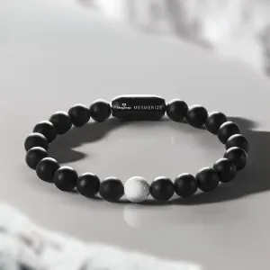 Black Onyx and Howlite Bracelet With MagSnap 2