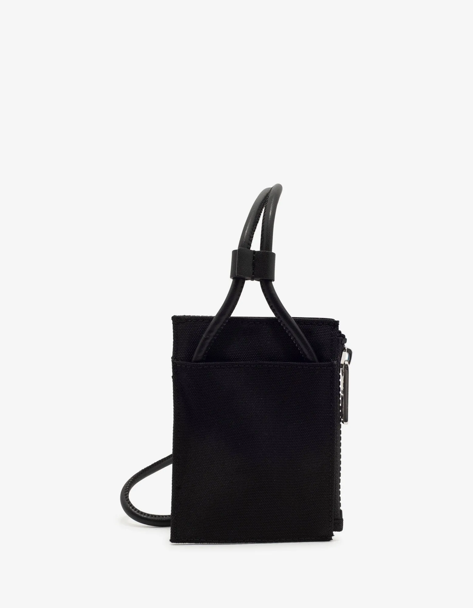 Black Tiger Card Holder with Strap