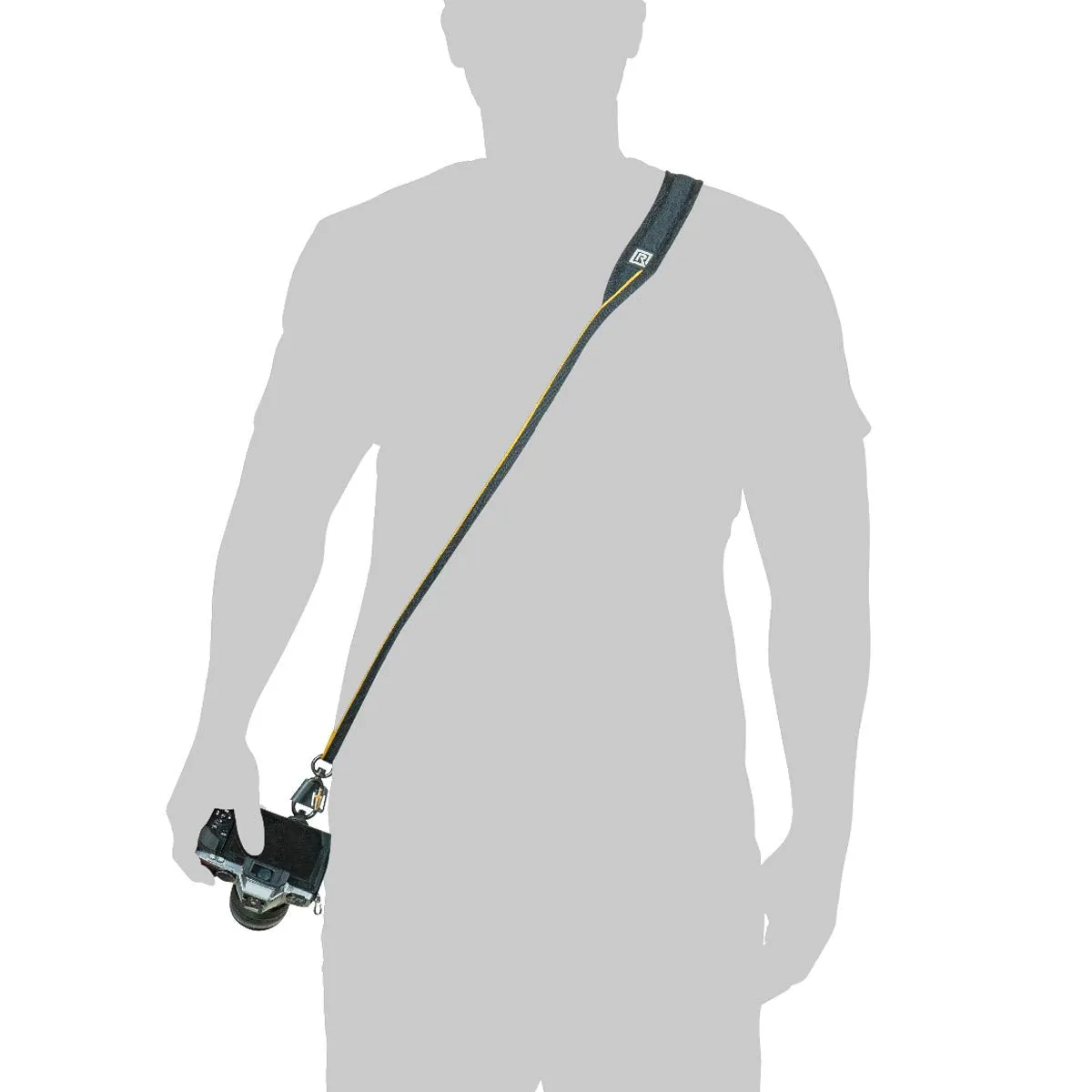 BlackRapid Street Breathe Camera Strap (Black and Yellow)