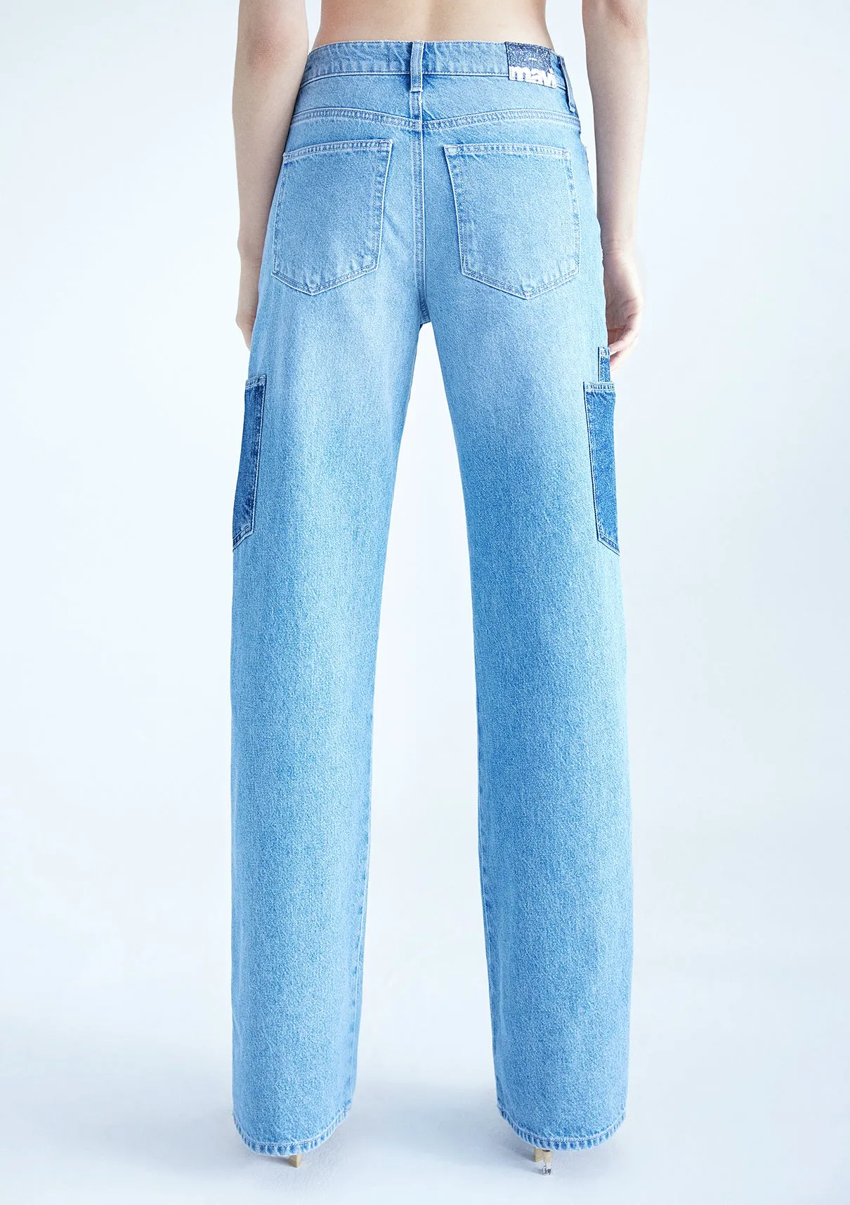 Blocking Upcycle Jean Pants