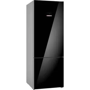 Bosch Combi Fridge Freezer Black 505L KGN56LB31U