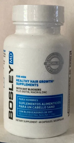 BosleyMD Healthy Hair Growth Supplements for Men