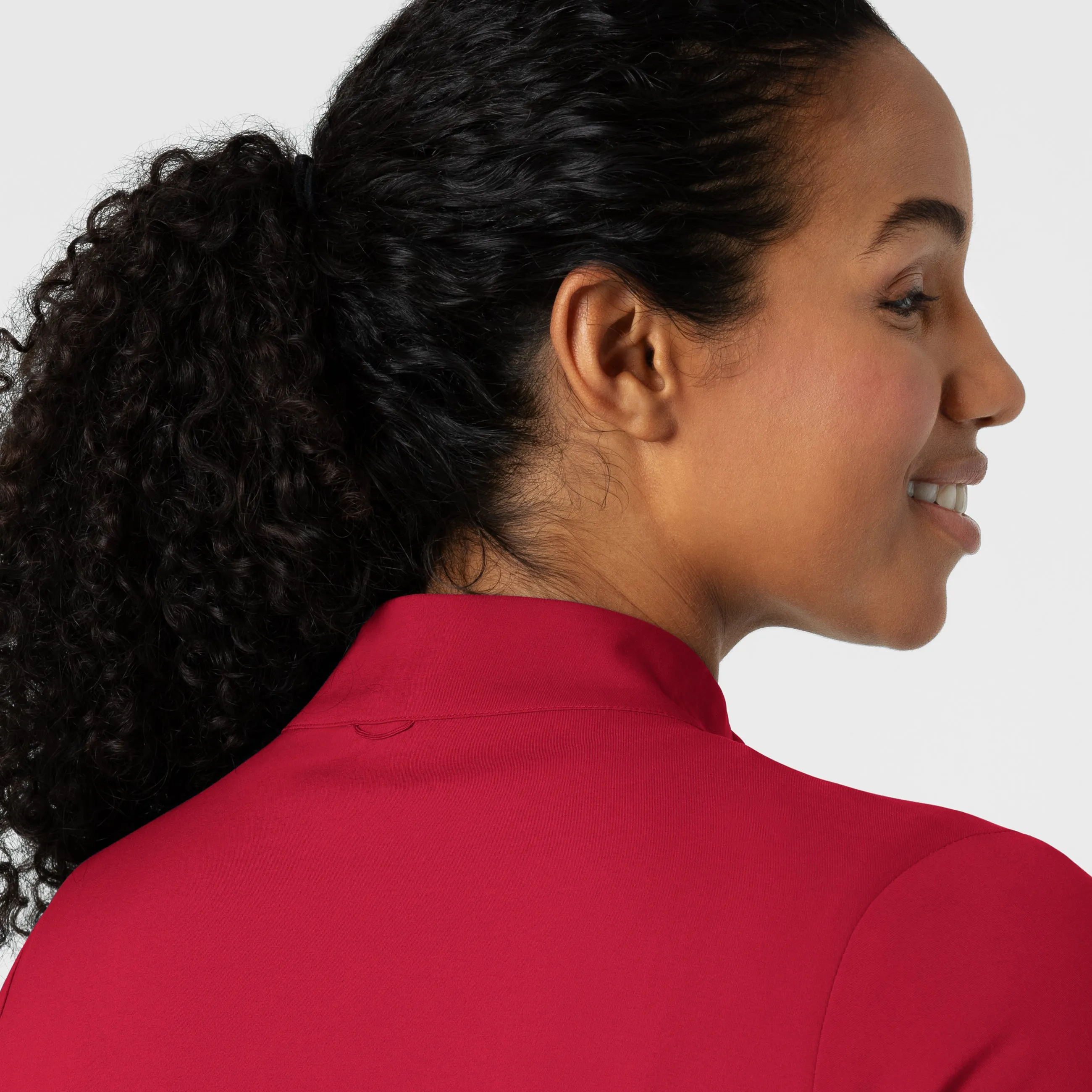 Boundless 8151 Warm Up Scrub Jacket Red