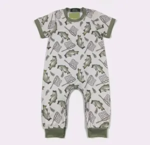 Boy Catch & Release Romper
