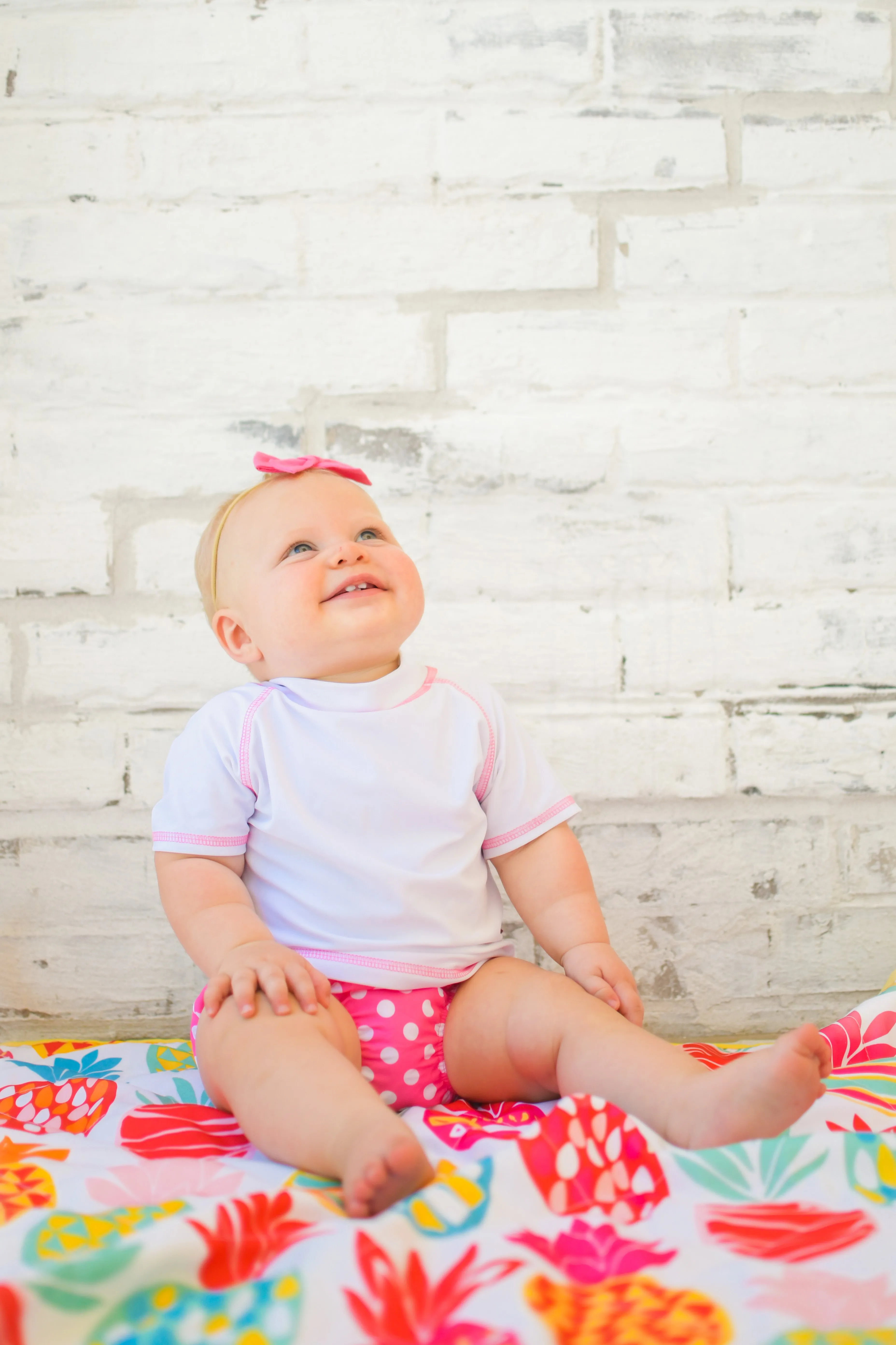 Boys and Girls Recycled Polyester UPF 50  Swim Diaper Cover | Skulls