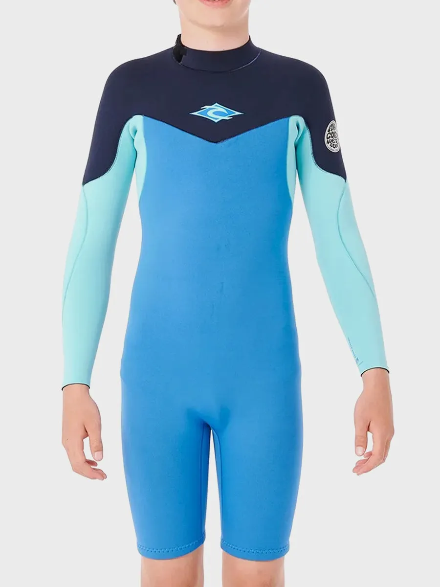 Boys Dawn Patrol 2mm Long Sleeve Back Zip Wetsuit