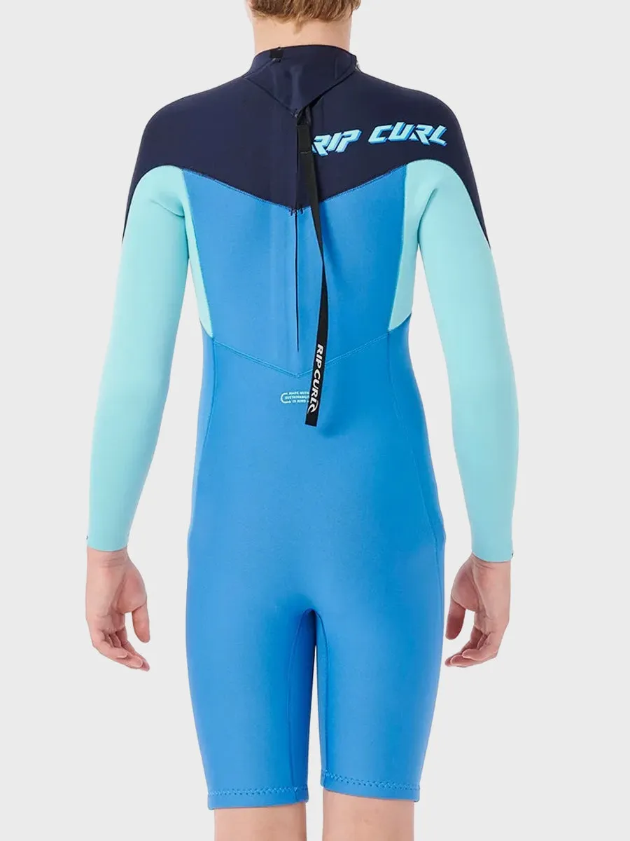 Boys Dawn Patrol 2mm Long Sleeve Back Zip Wetsuit