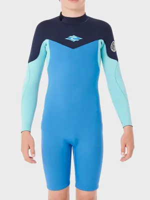 Boys Dawn Patrol 2mm Long Sleeve Back Zip Wetsuit