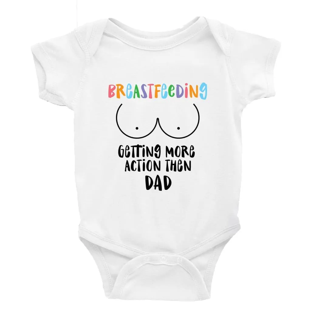 Breastfeeding getting more action then dad Multiple Colour options