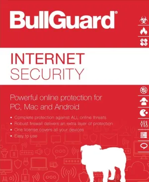 Bullguard Internet Security (1PC/1YR) (PC/MAC/Android)