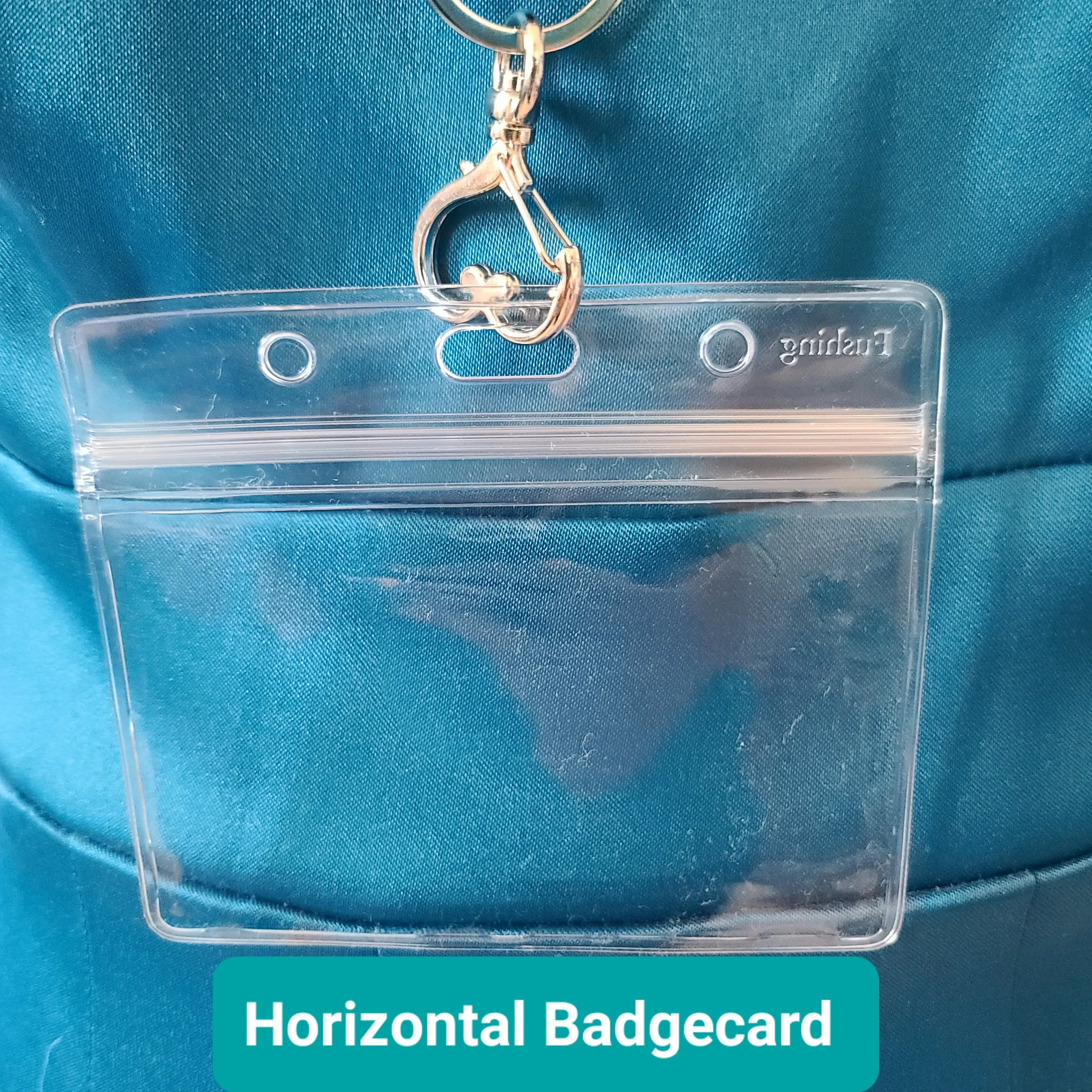 Bunny Butt Lanyard with Silver Heart Clasp