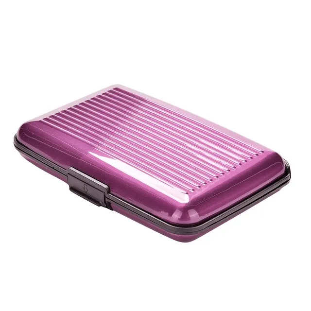 Business card case stainless steel Aluminum Holder Metal Box Cover Credit business card holder card metal Wallet for women men