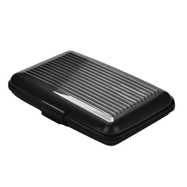 Business card case stainless steel Aluminum Holder Metal Box Cover Credit business card holder card metal Wallet for women men