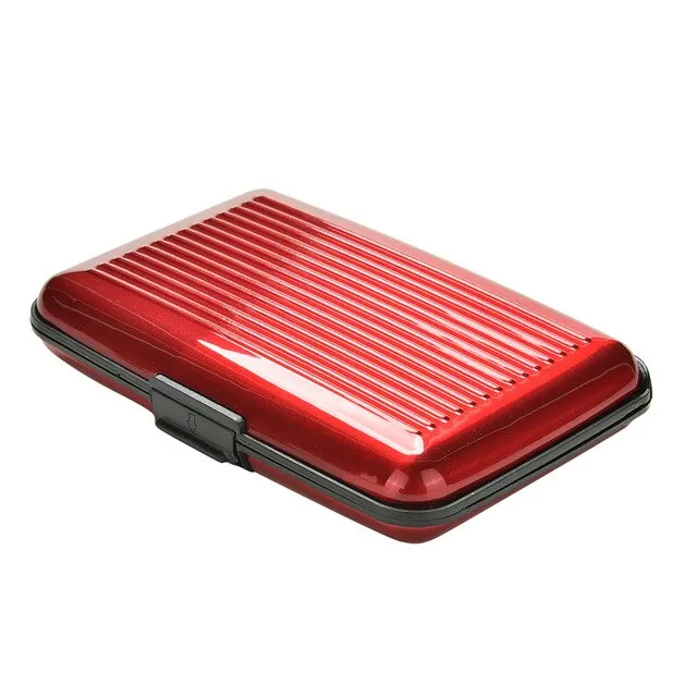 Business card case stainless steel Aluminum Holder Metal Box Cover Credit business card holder card metal Wallet for women men