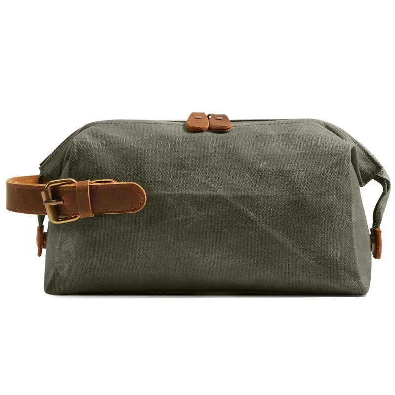 Canvas Wear-resistant Portable Cosmetic Bag