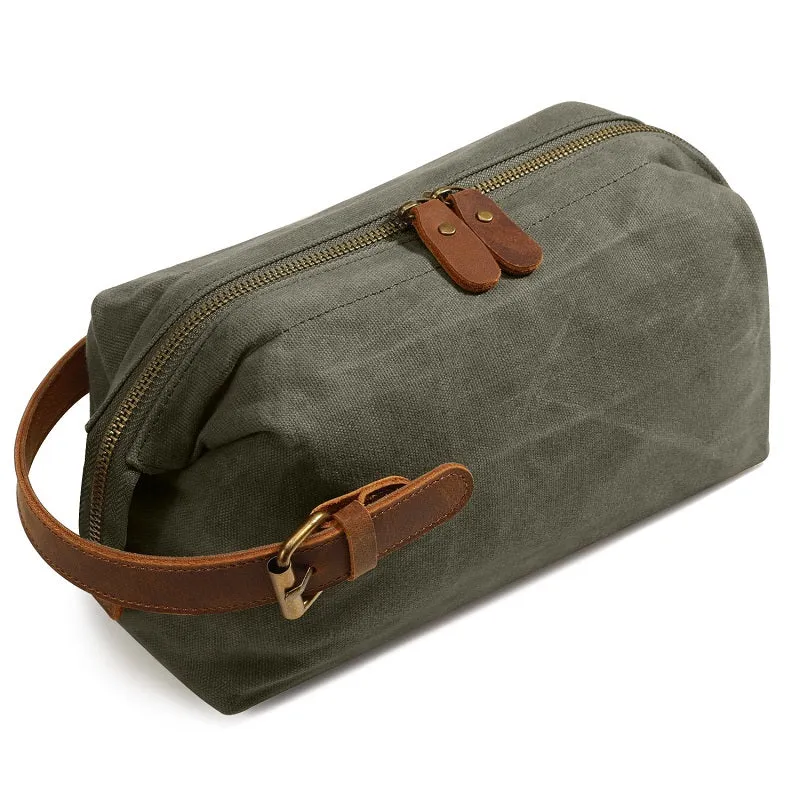 Canvas Wear-resistant Portable Cosmetic Bag