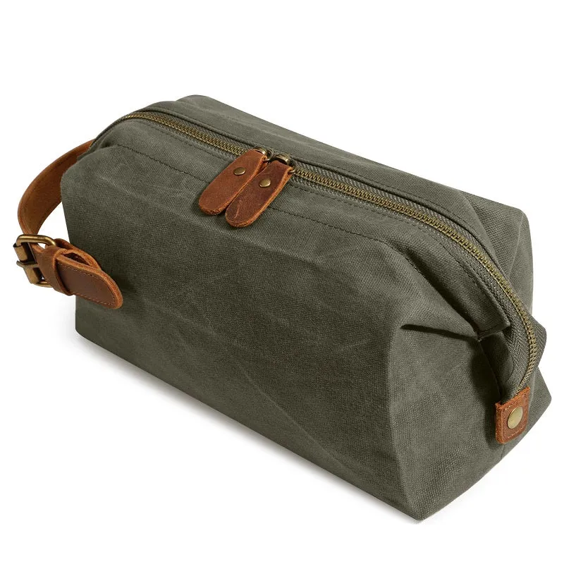 Canvas Wear-resistant Portable Cosmetic Bag