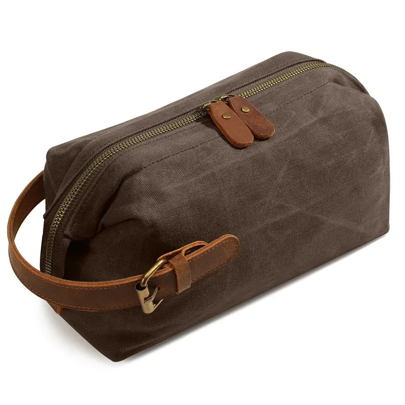 Canvas Wear-resistant Portable Cosmetic Bag