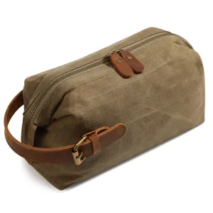 Canvas Wear-resistant Portable Cosmetic Bag
