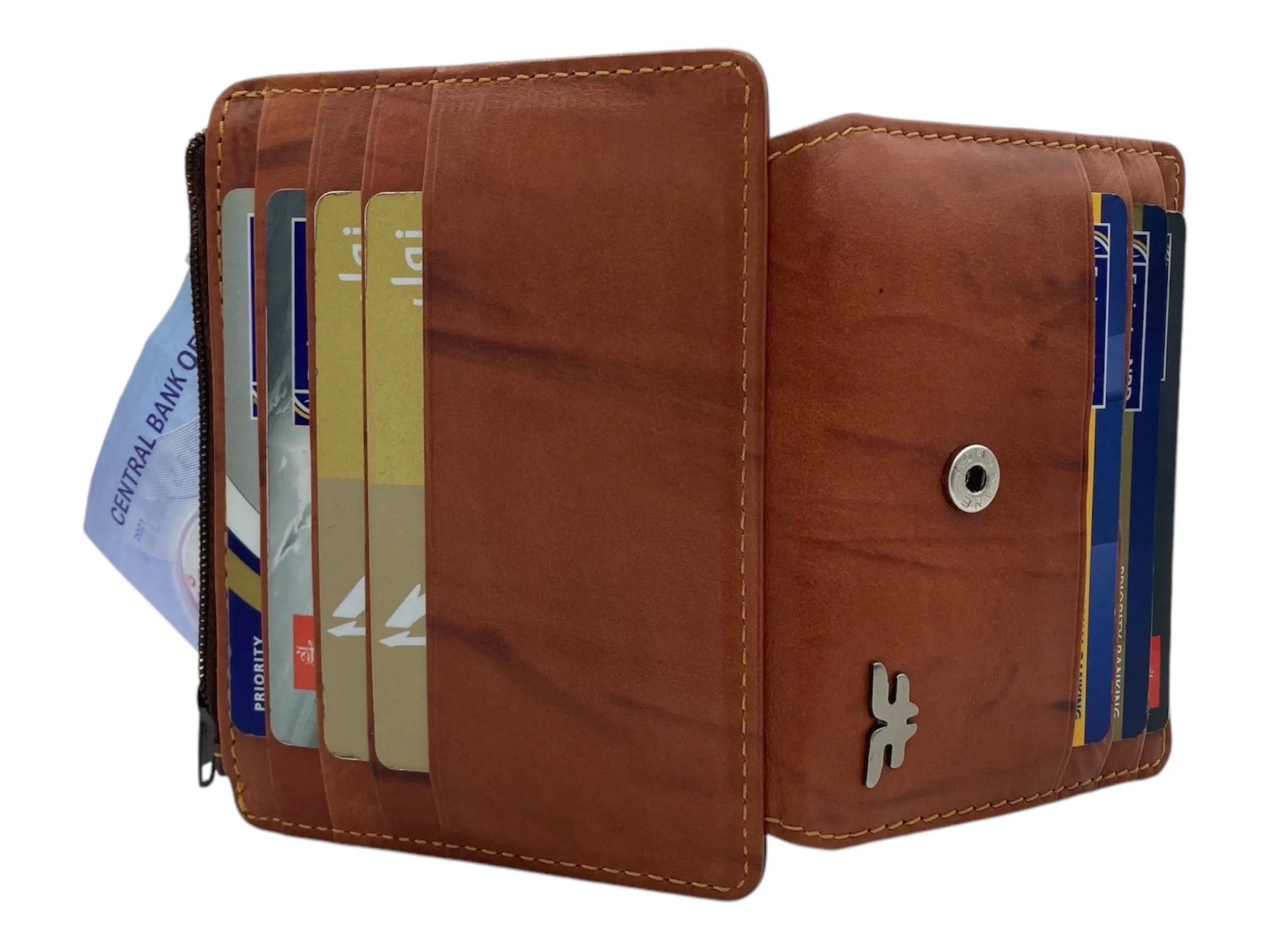 Card Case & Cash Wallet Compact Size 12 Card Space # 4029N