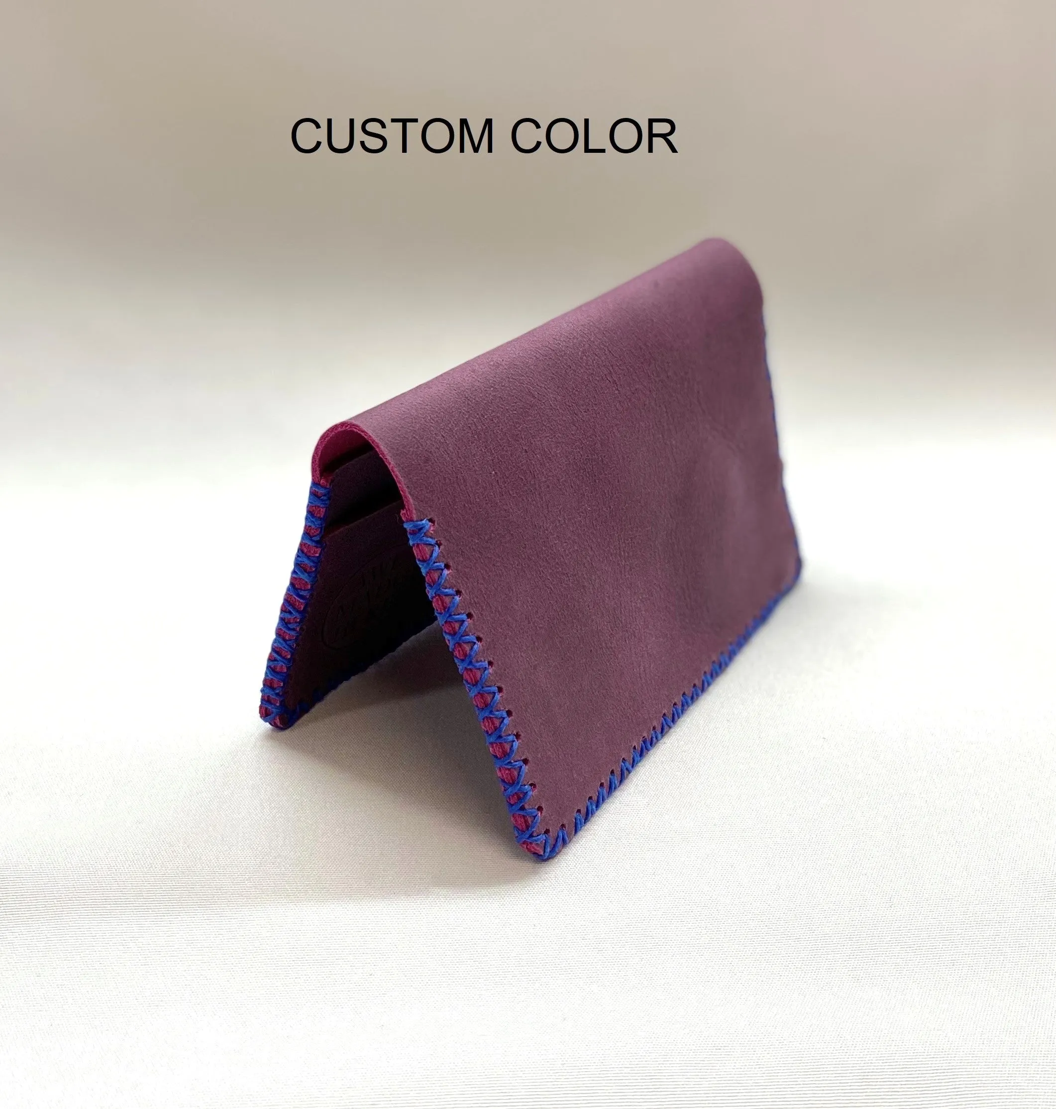 Card Case, Three Pockets. Black or Natural