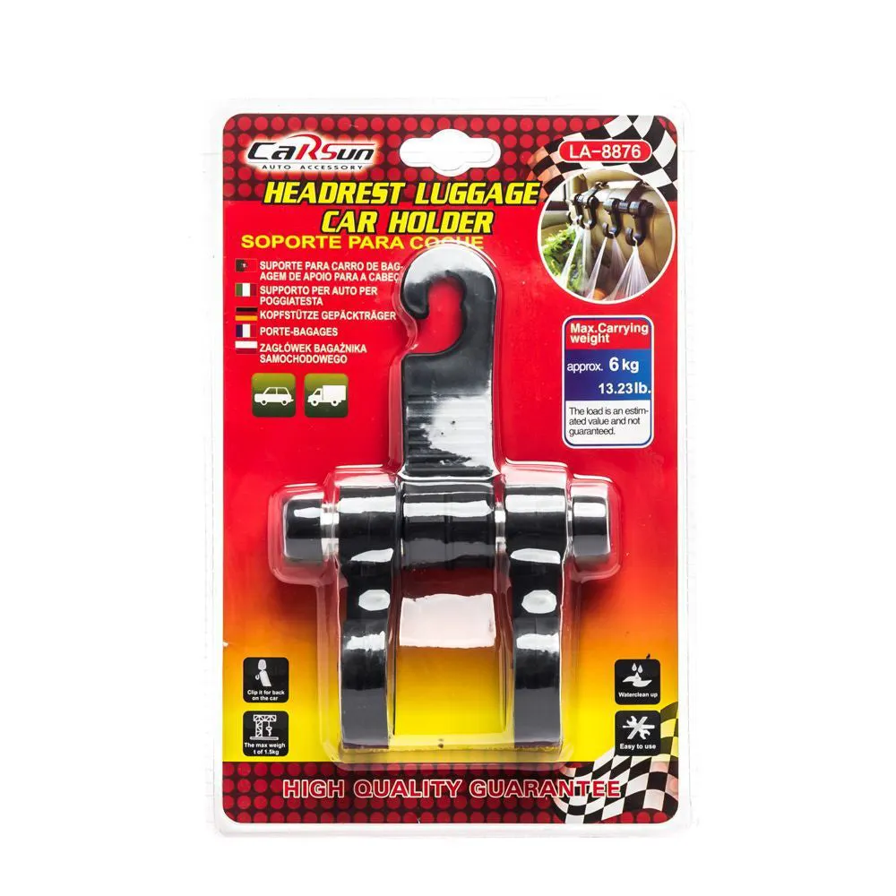 CARSUN Bag Holder Double Hooks (1pc)