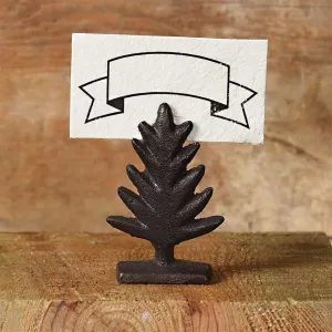 Cast Iron Tree Place Card Holder