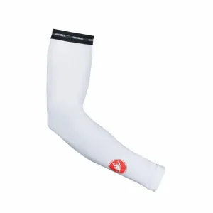 Castelli Arm Sleeves UPF 50   Light White