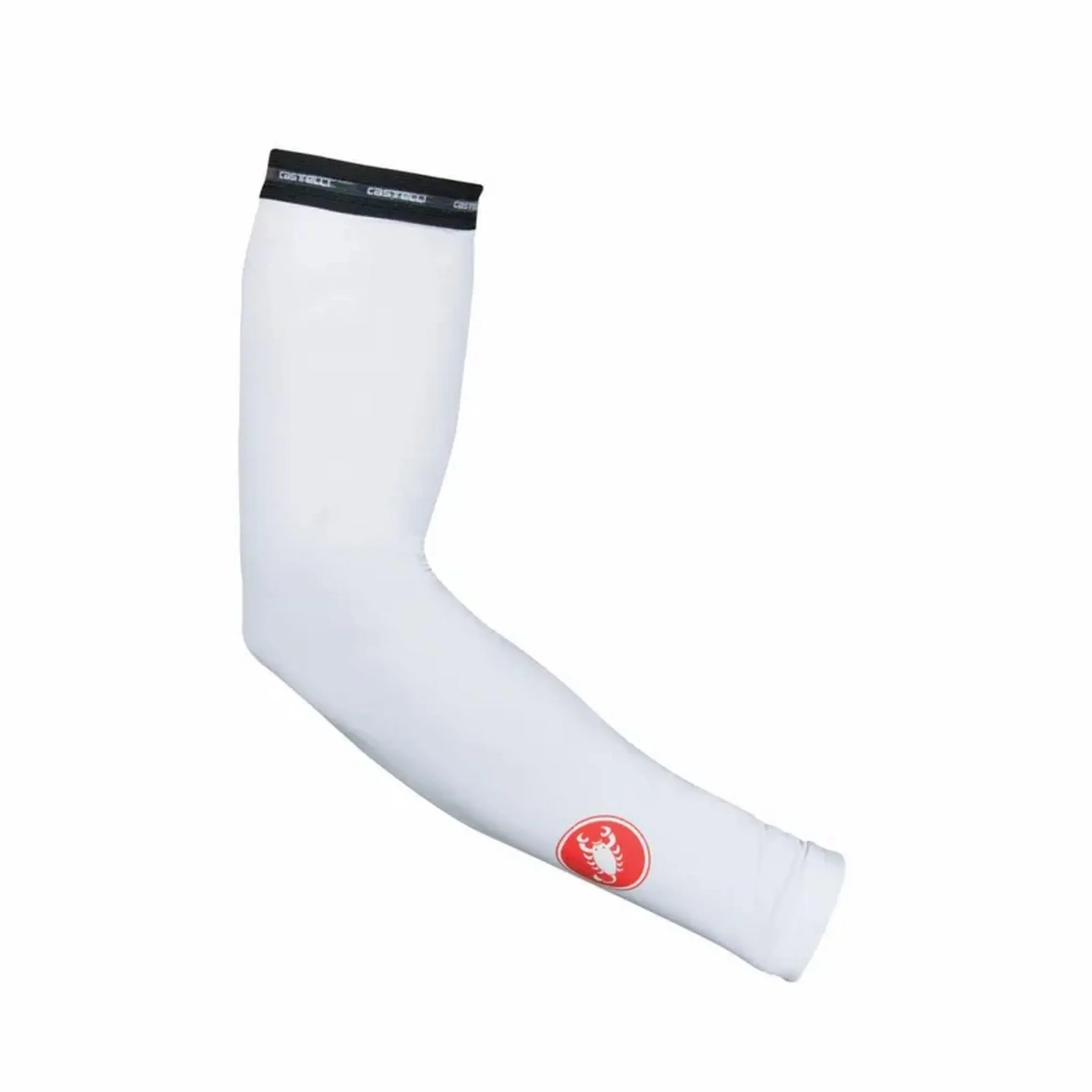 Castelli Arm Sleeves UPF 50   Light White