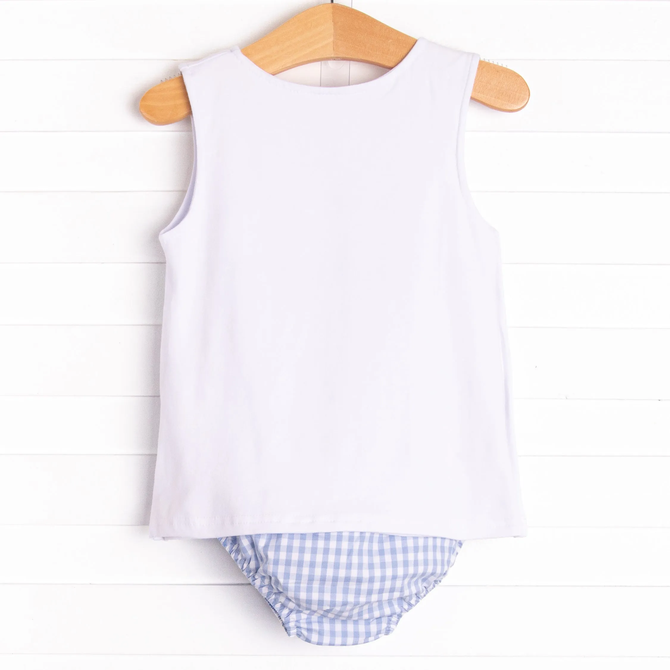 Catch and Release Applique Diaper Set, Blue