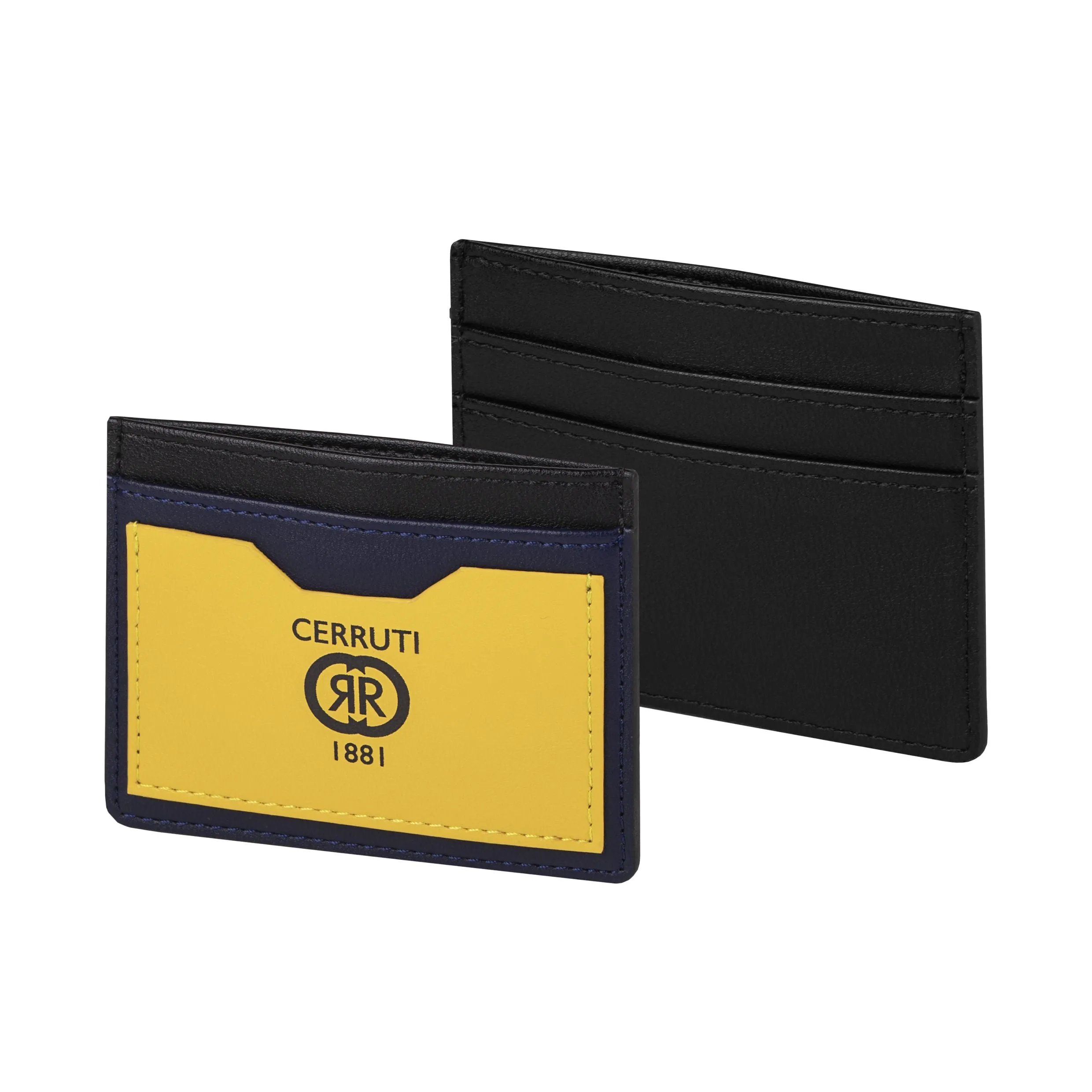 Cerruti 1881 NPBC327S-Set Brick Yellow Black Navy (ballpoint pen & card holder)