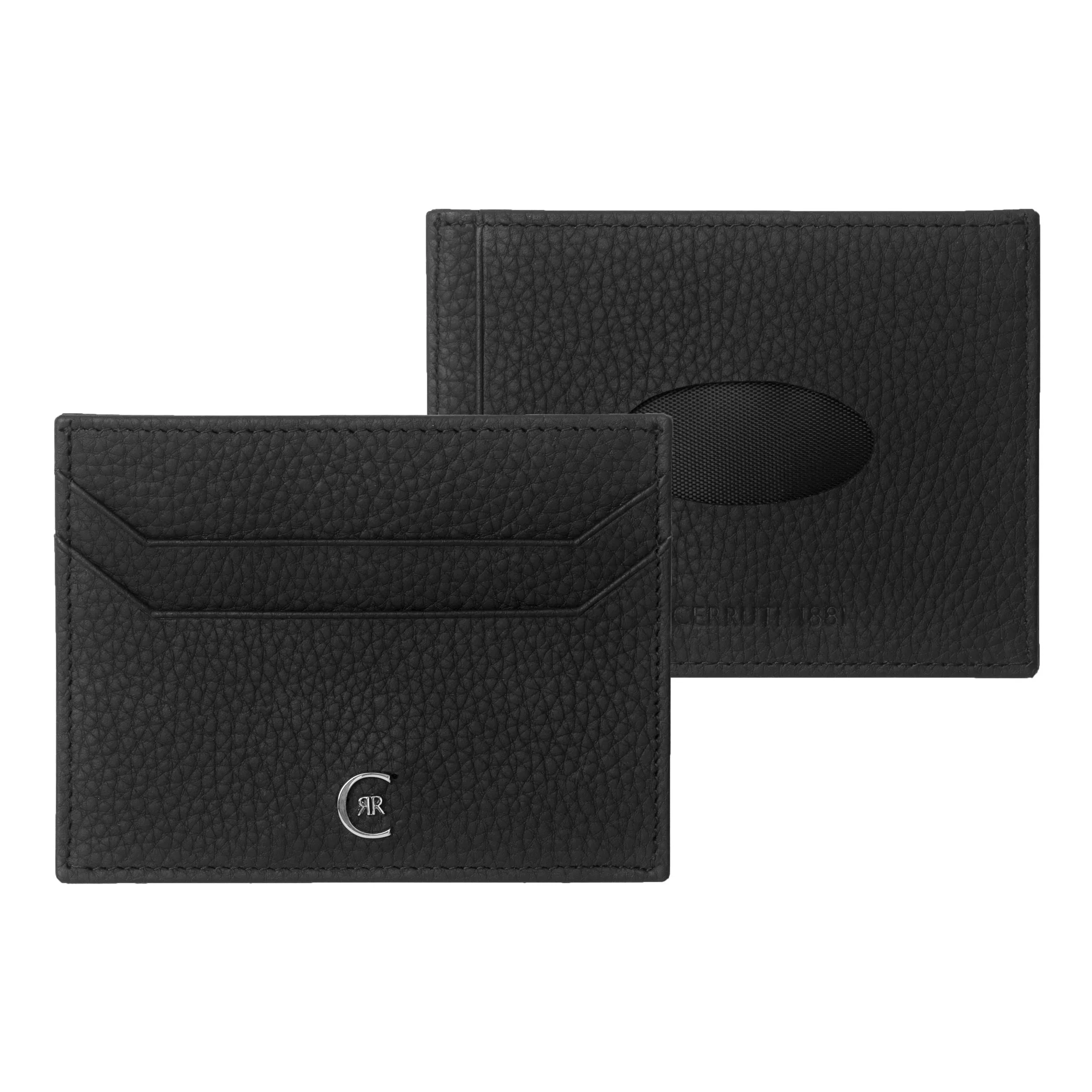 CERRUTI 1881 NPCB711A-Set Hamilton Black (ballpoint pen & card holder)