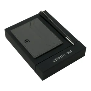 CERRUTI 1881 NPSC711H - Set CERRUTI 1881 (ballpoint pen & card holder)