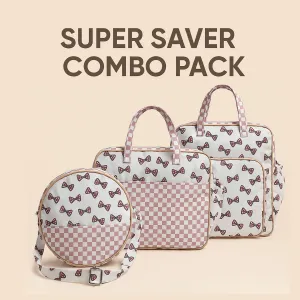Classy Bow Print Super Saver Combo