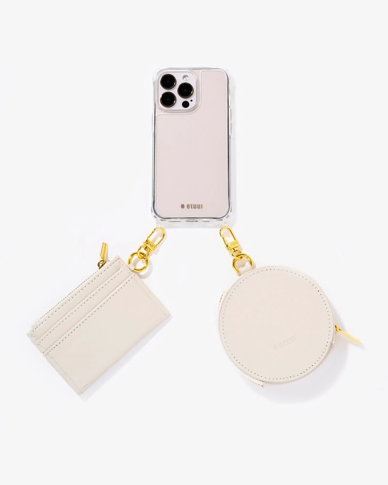 Clip Card Holder 2.0 - Creme Gold