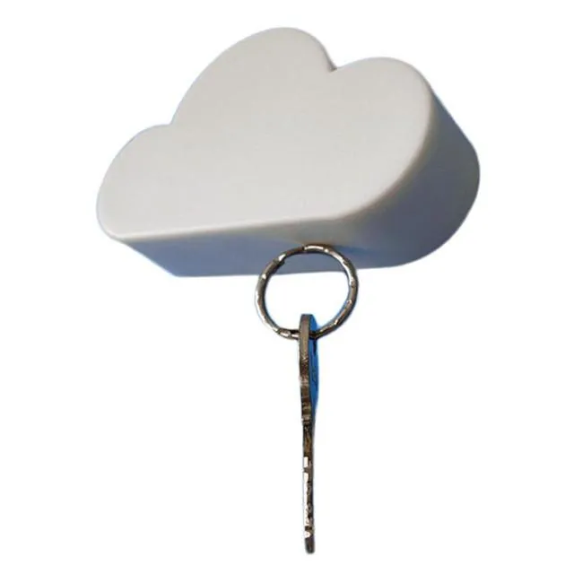 Cloud Shape Magnetic Key Holder (2 Pcs)