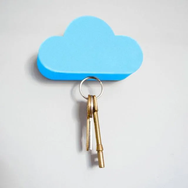 Cloud Shape Magnetic Key Holder (2 Pcs)