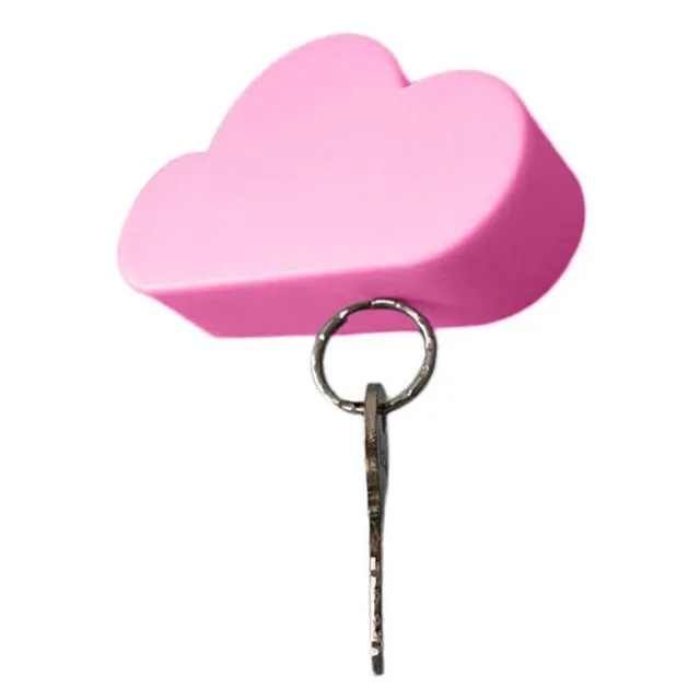 Cloud Shape Magnetic Key Holder (2 Pcs)