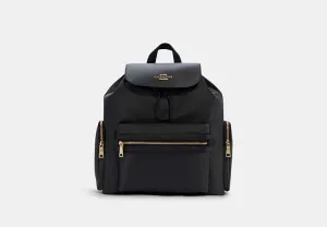 Coach Backpack Non Leather-Gold-Black