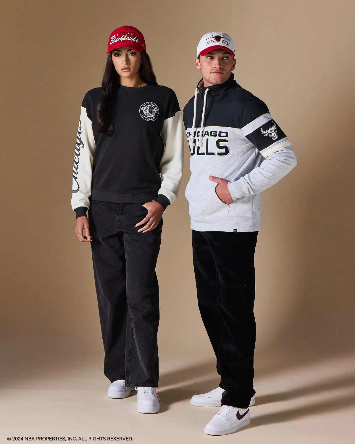 COLORADO AVALANCHE ARENA AMP '47 BAY 1/4 ZIP
