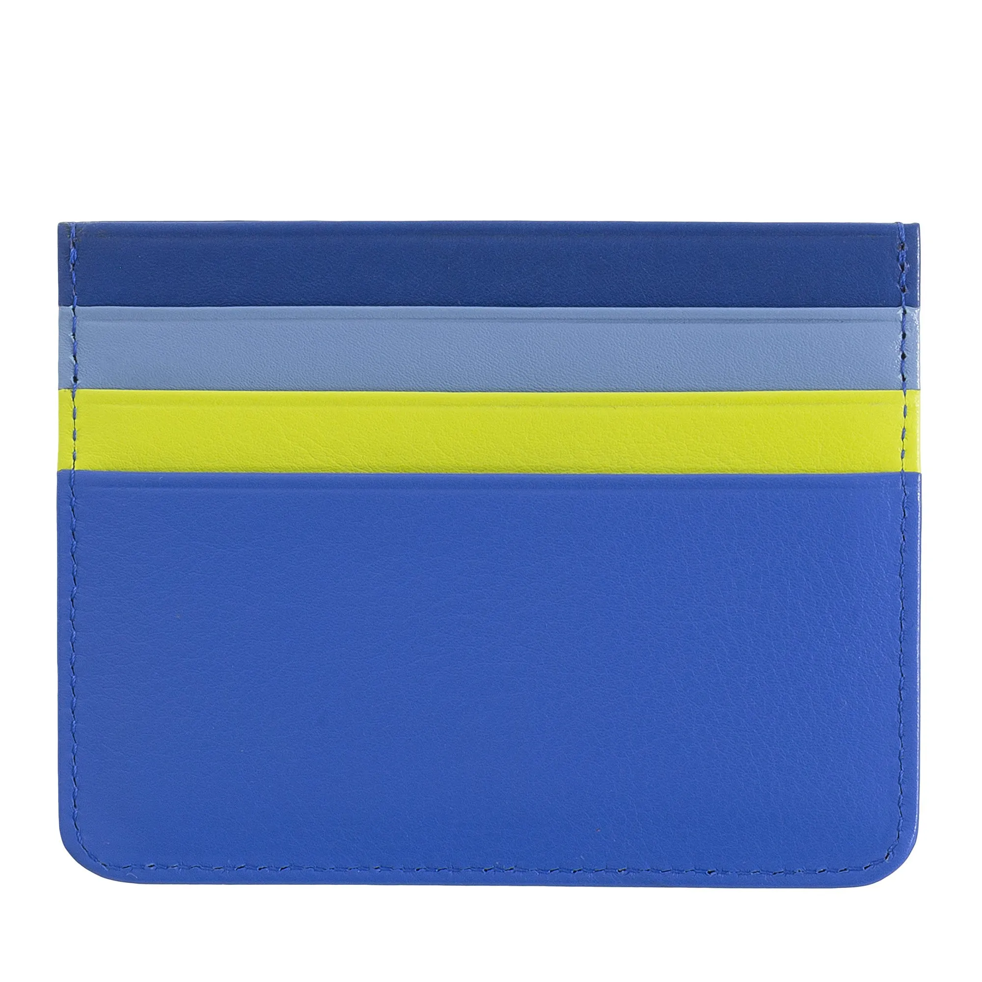 Colored credit cards in Nappa Leather 6 Dudu pockets