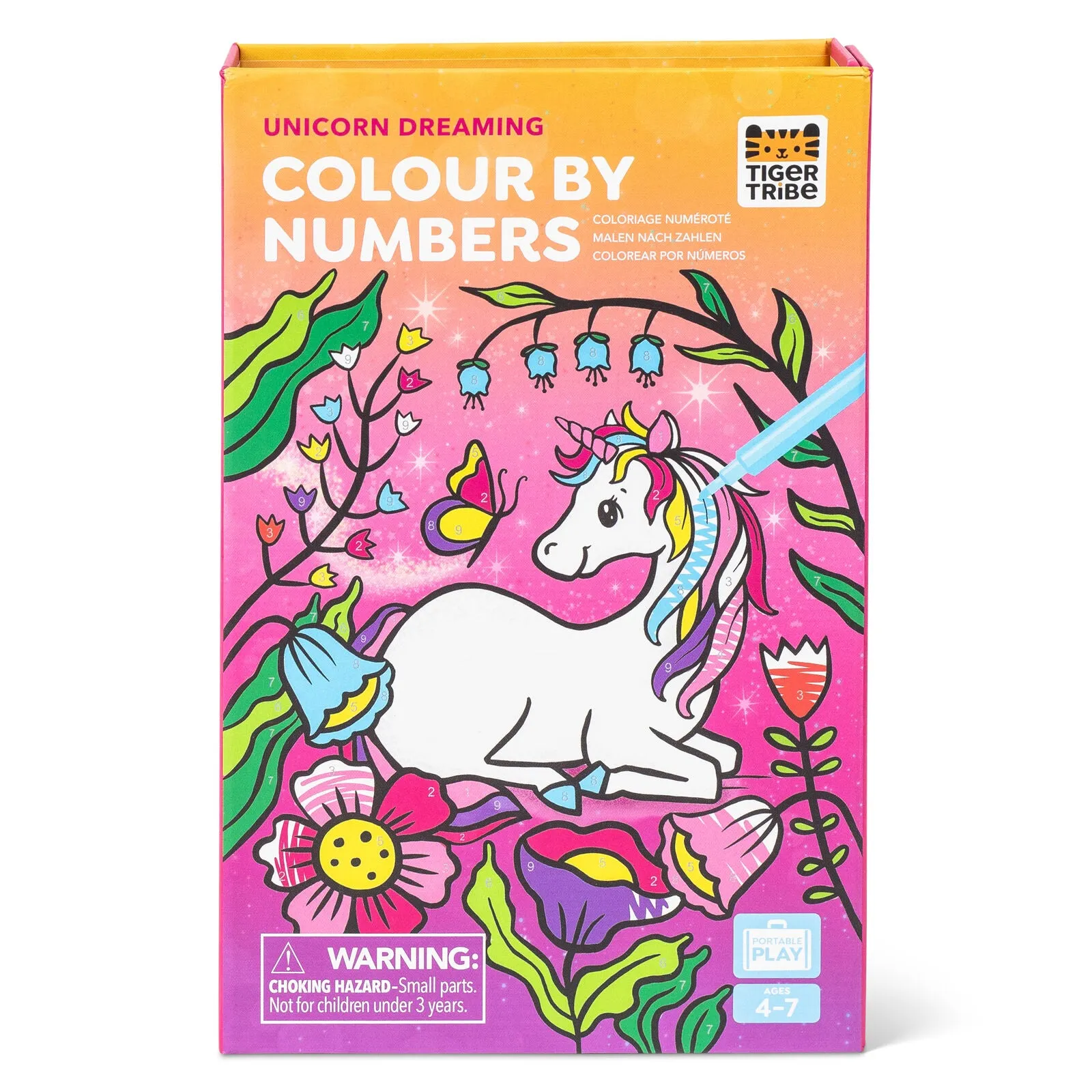 Colour by Numbers - Unicorn Dreaming - 4 