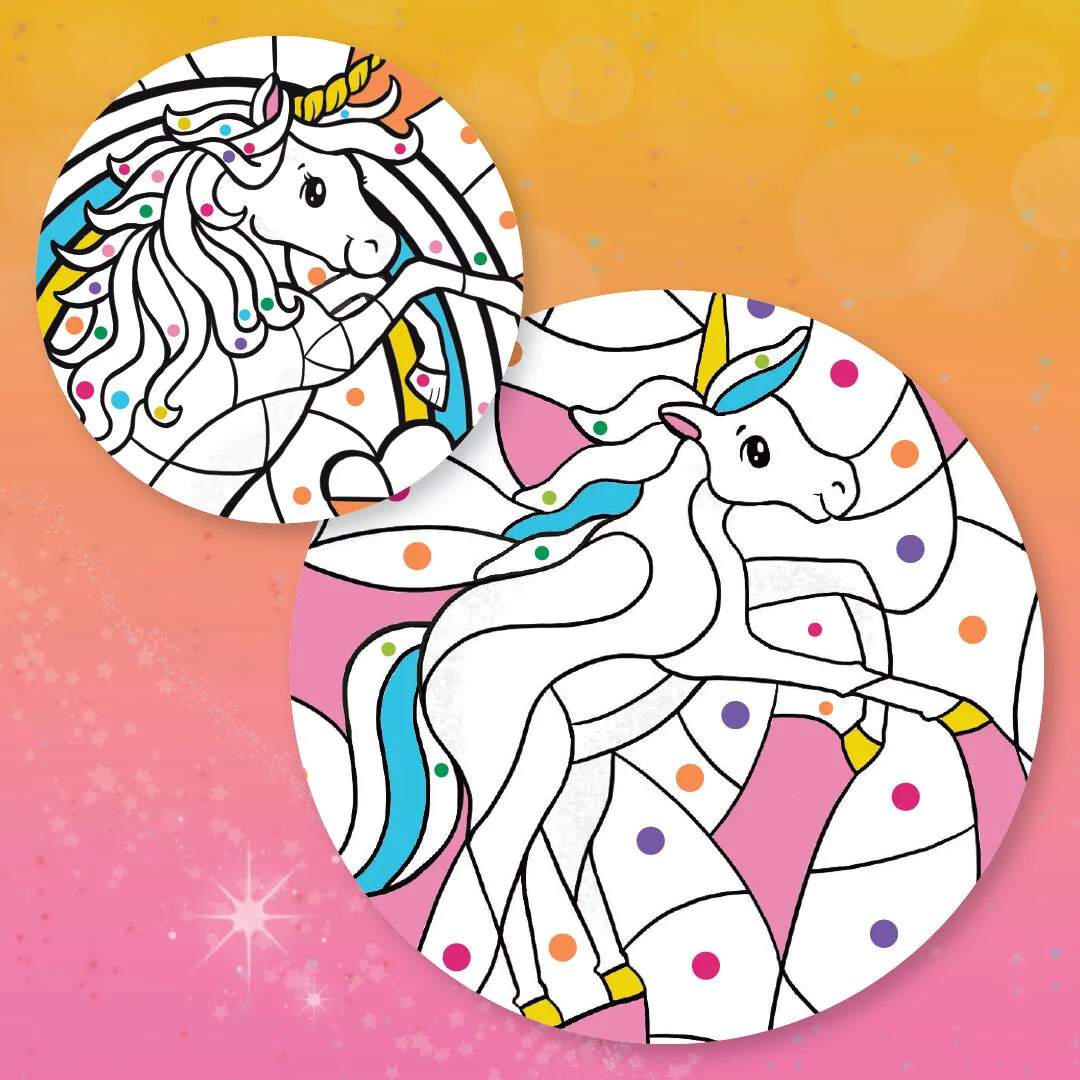 Colour by Numbers - Unicorn Dreaming - 4 