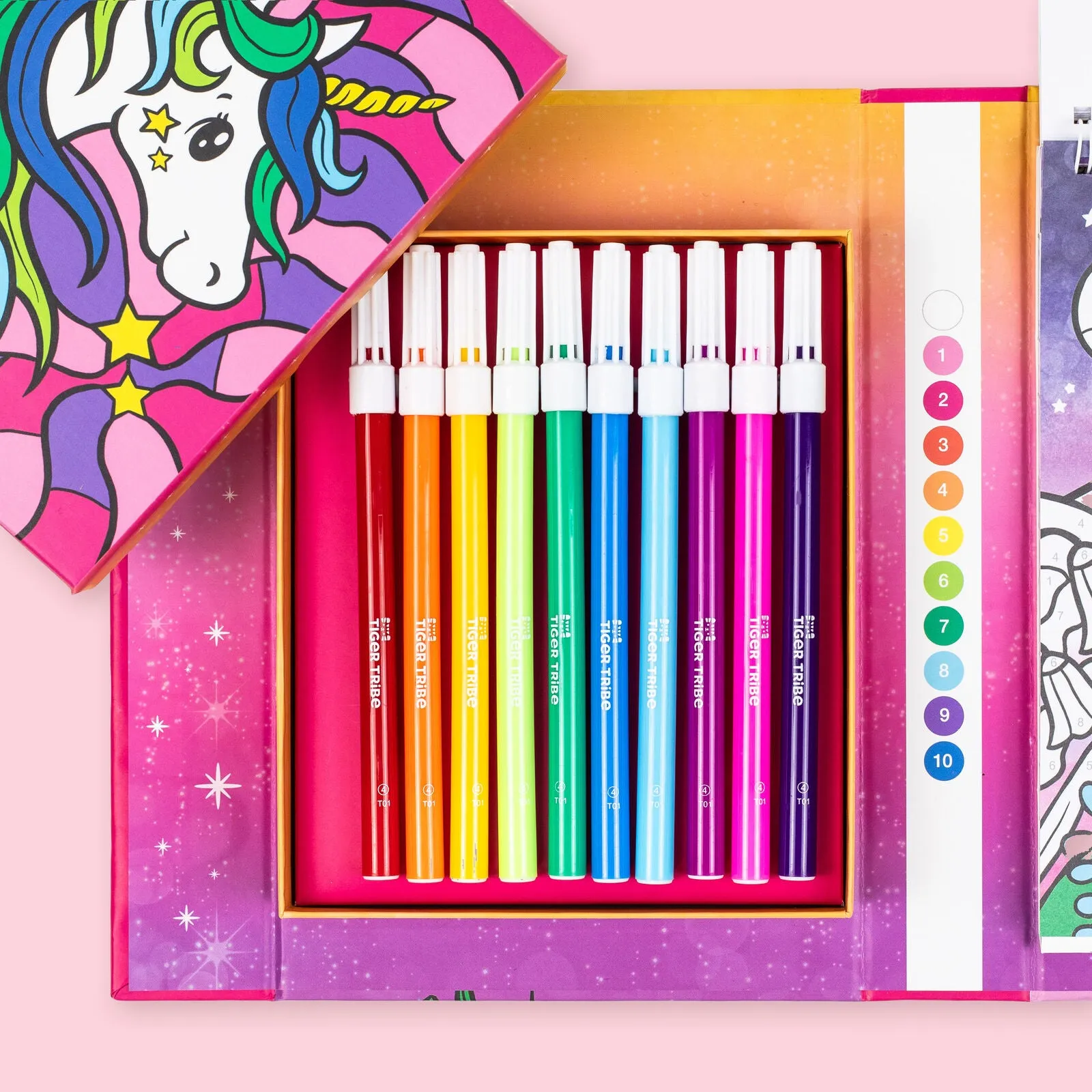 Colour by Numbers - Unicorn Dreaming - 4 