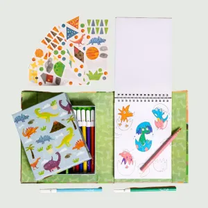 Colouring Set - Dinosaurs - 4 
