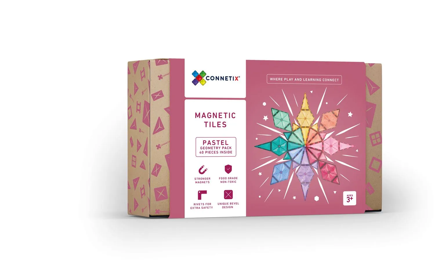 Connetix Pastel Geometry Pack